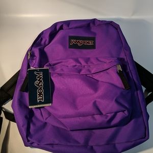 JANSPORT Superbreak Backpack Insignia Purple New! With Tags!